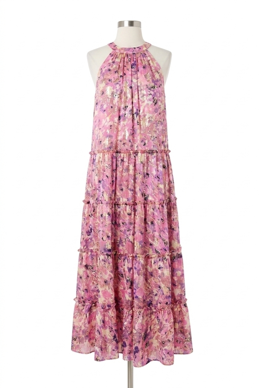 NEW MOLLY BRACKEN juliette dress in pink celeste